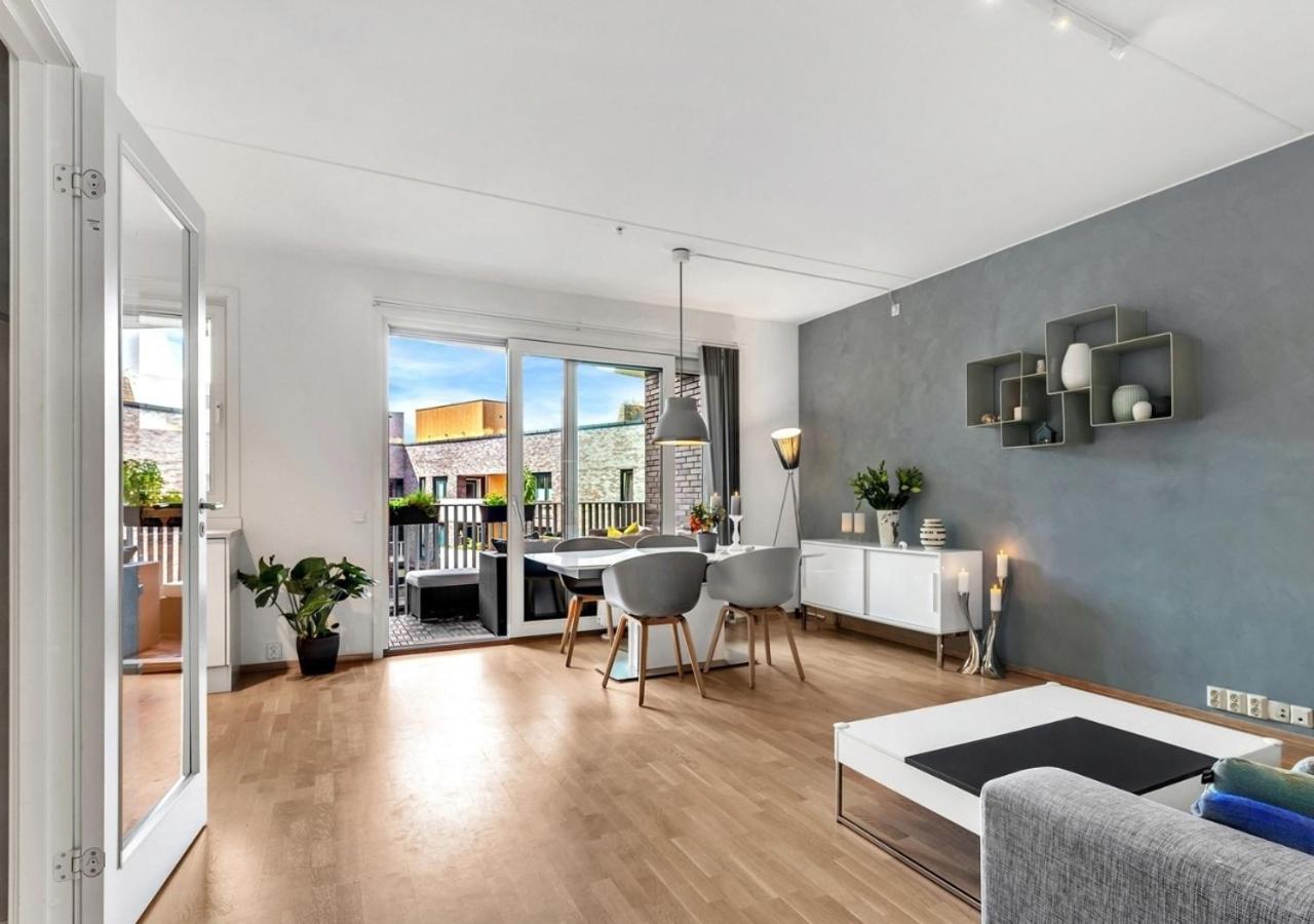 Seaside Apt - 2 Sunny Balconies - Modern - 6 Pax Oslo Ngoại thất bức ảnh